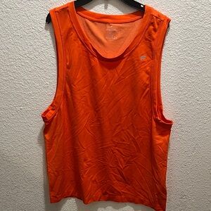 Fabletics Orange Sleeveless Top